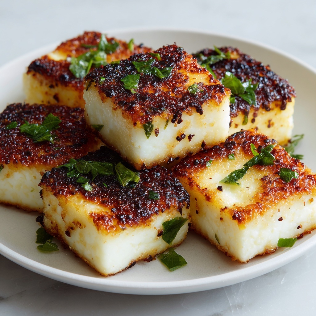 Crispy Air-Fried Halloumi Recipe - Recipe Image