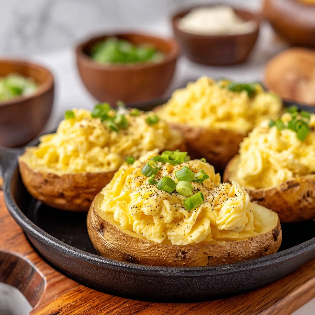 Scrambled Eggs with Grated Potato and Chives Recipe - Recipe Image