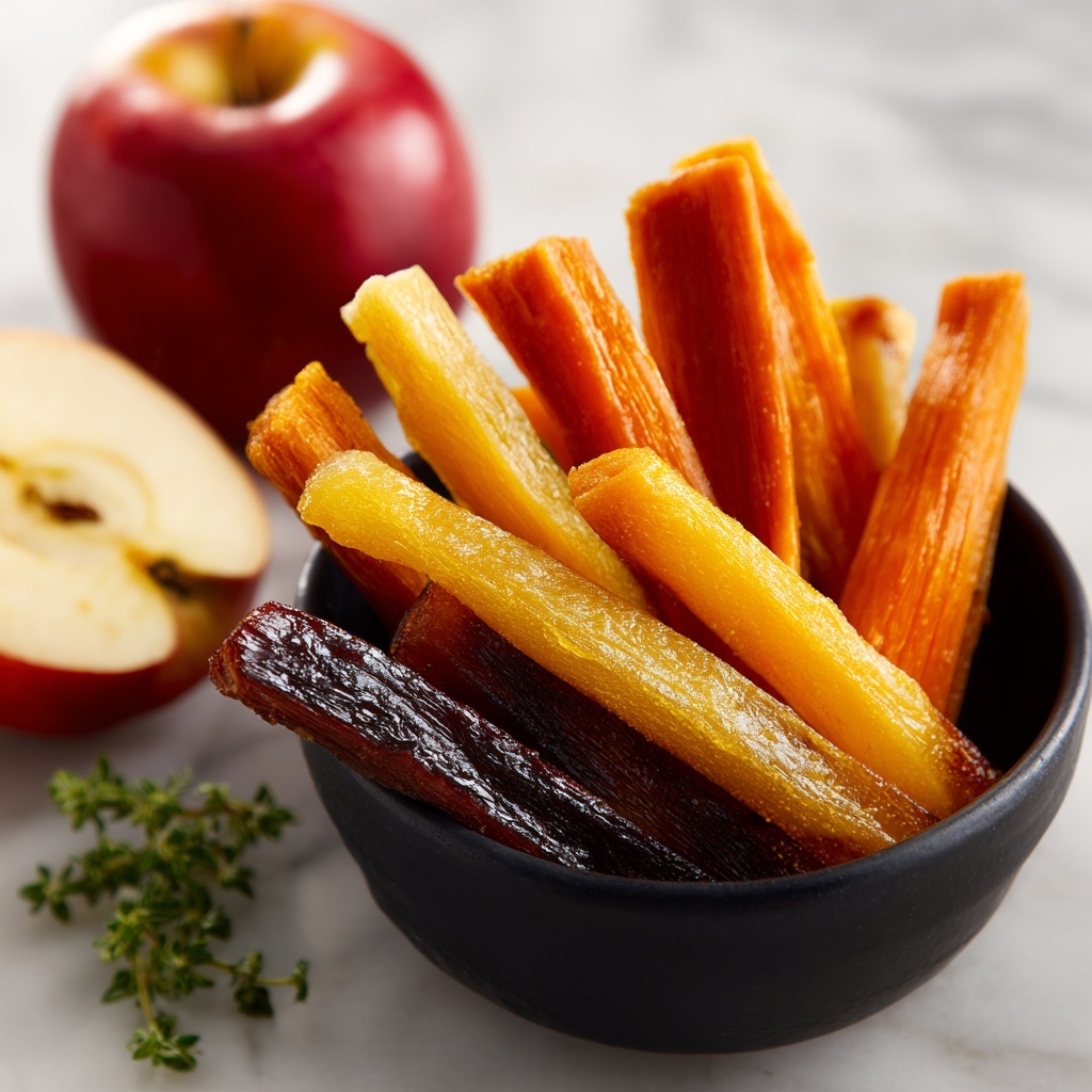 Apple & Carrot Chew Sticks for Dogs Recipe - Recipe Image