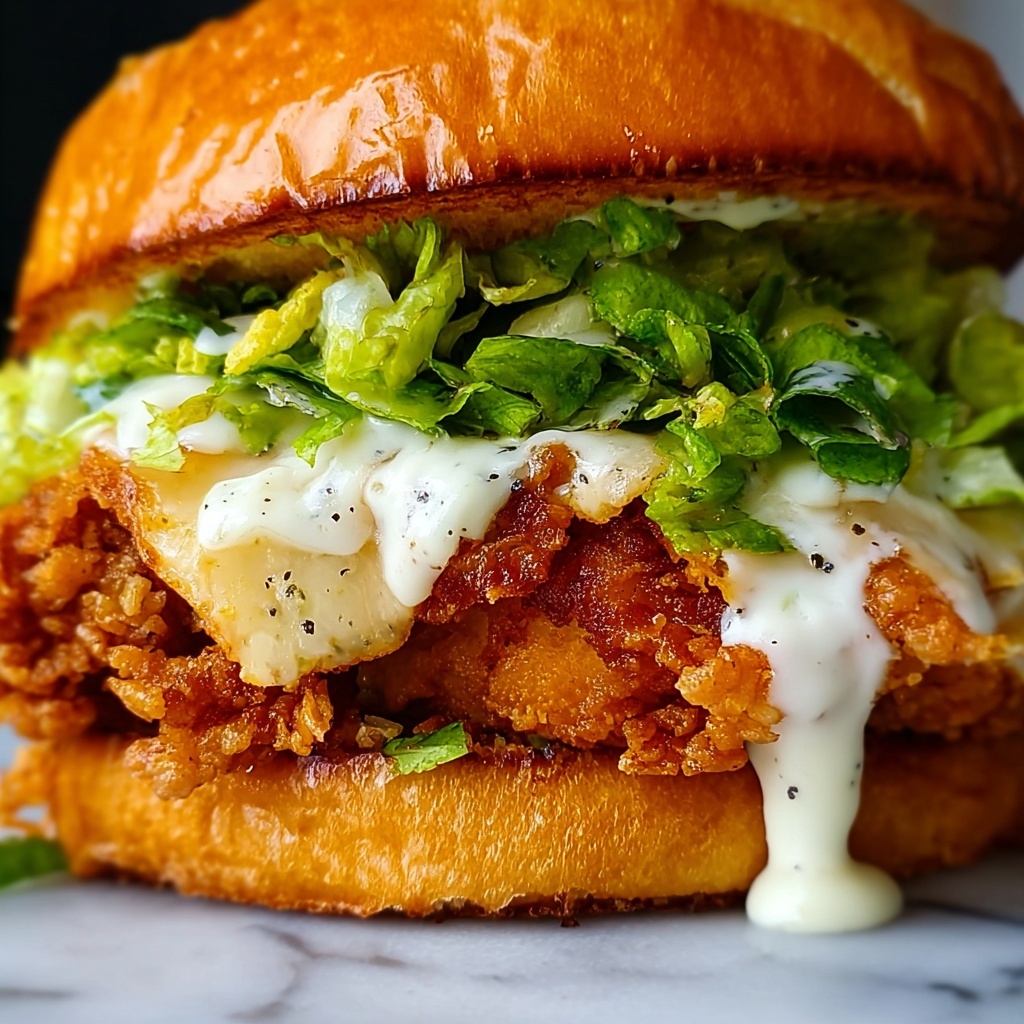Crispy Chicken Caesar Sandwich Recipe - Recipe Image