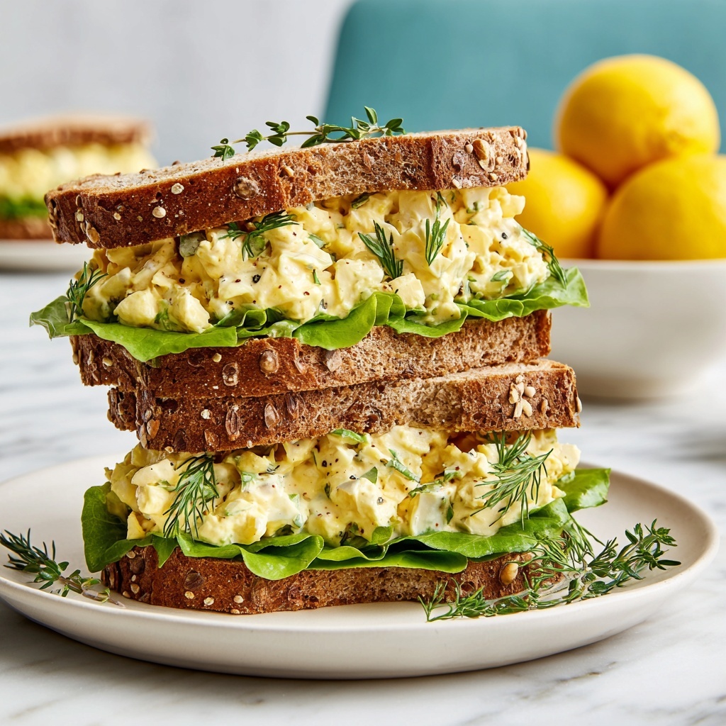 Quick 10-Minute Egg Salad Sandwich Recipe - Recipe Image