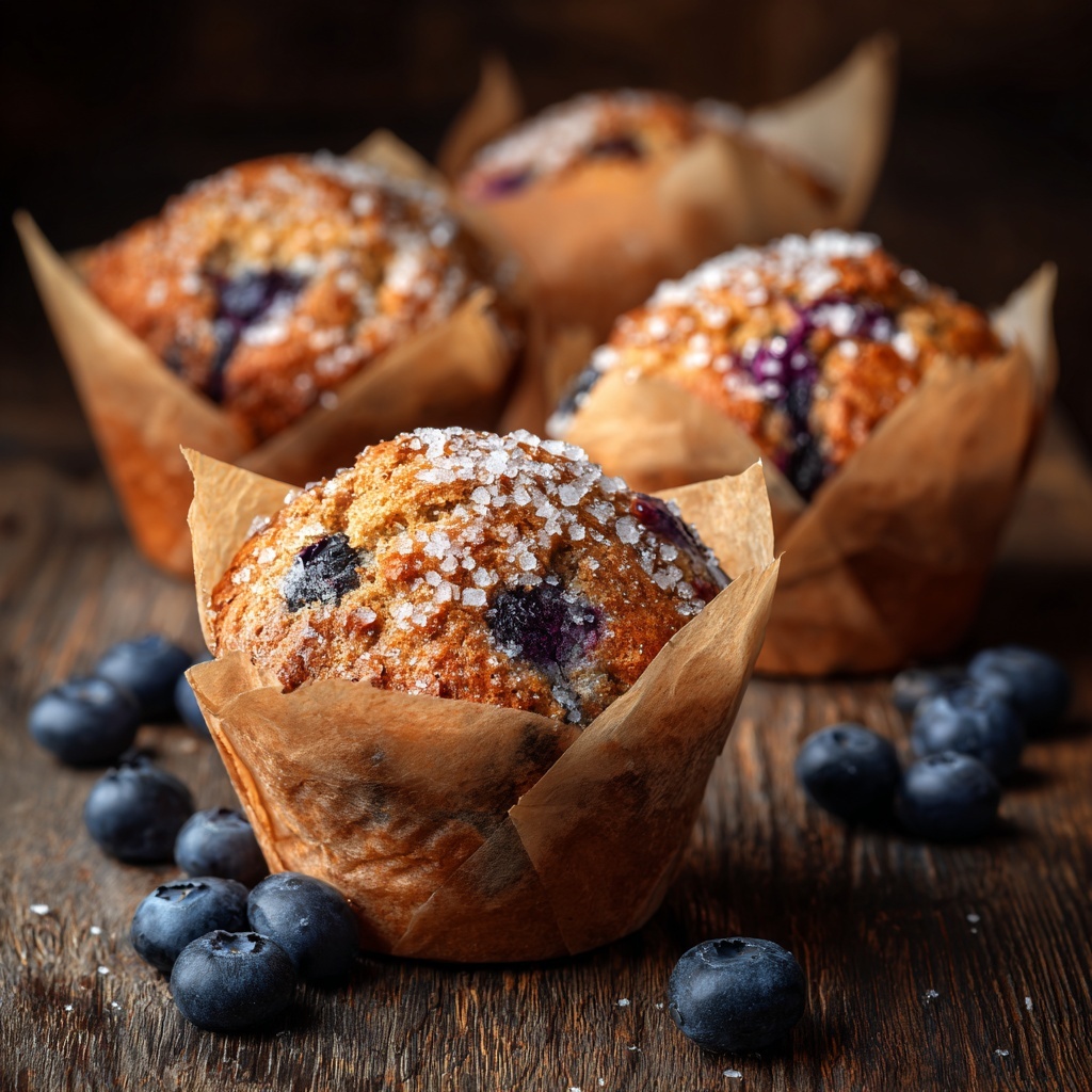 Nana's Best Blueberry Muffins Recipe - Recipe Image