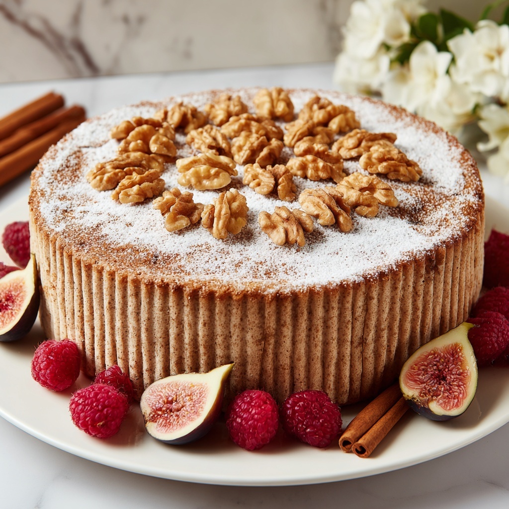 Walnut Cinnamon Cake Recipe - Recipe Image