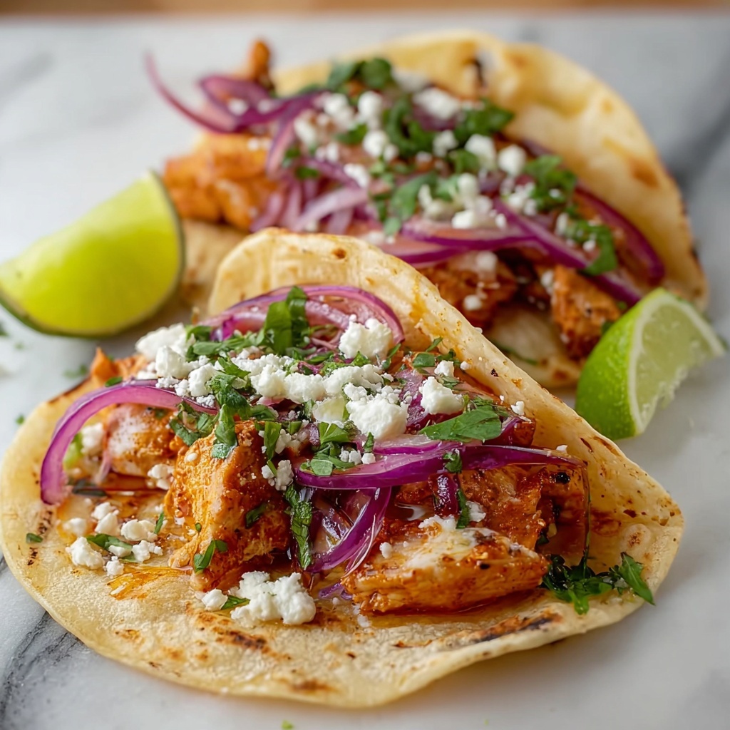 Sticky Lime Honey Chicken Tacos Recipe - Recipe Image